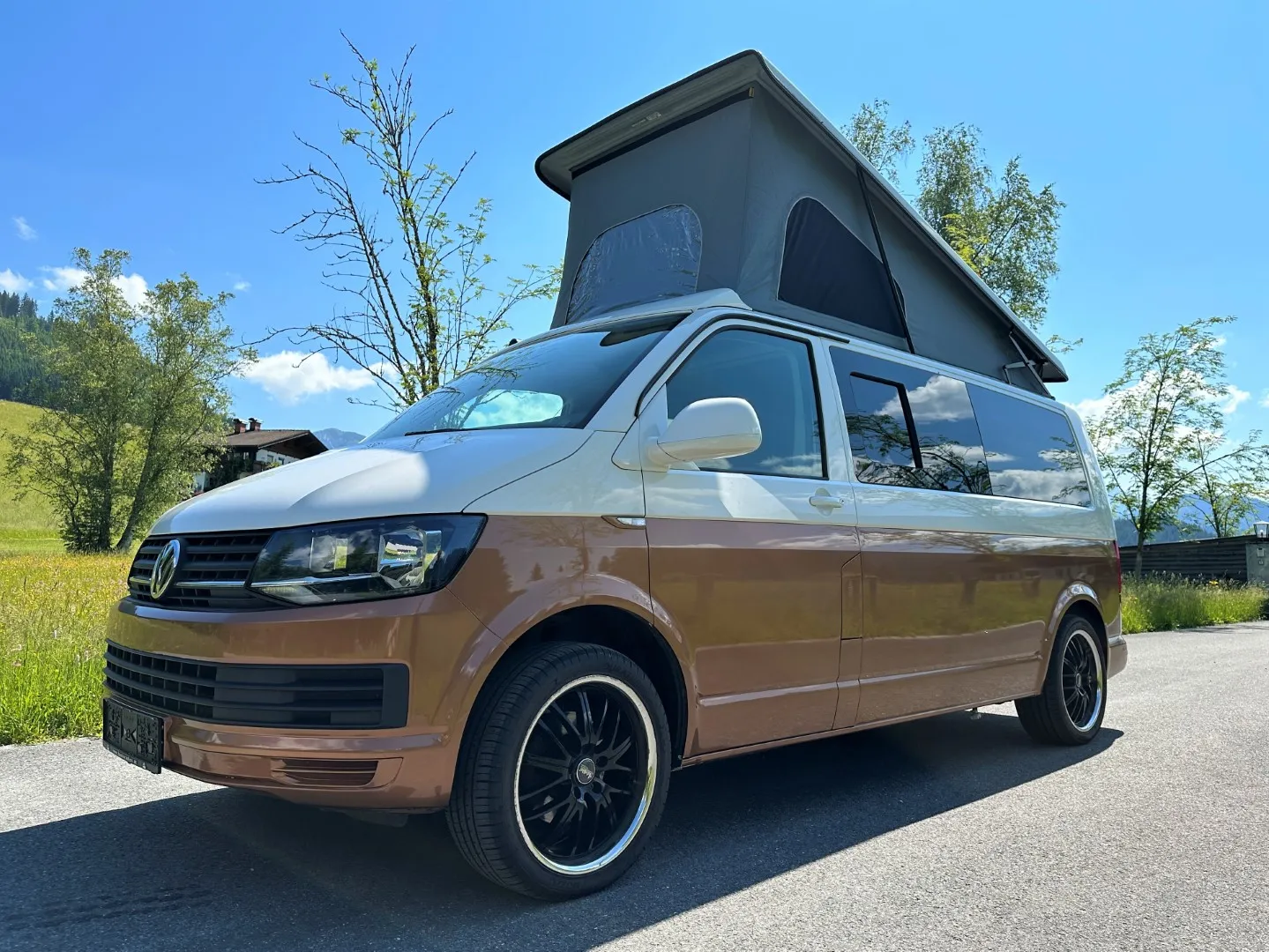 VW California Camper – Schlafdach -LR lang -Solar -Stdhzg Bulli